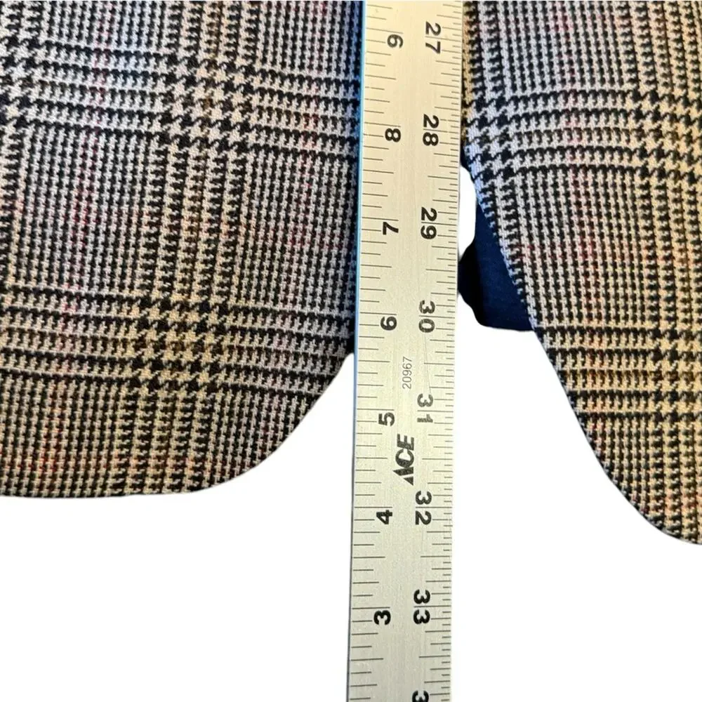 Lauren Ralph Lauren Classic Houndstooth Check Men's 42R Blazer EarthTones